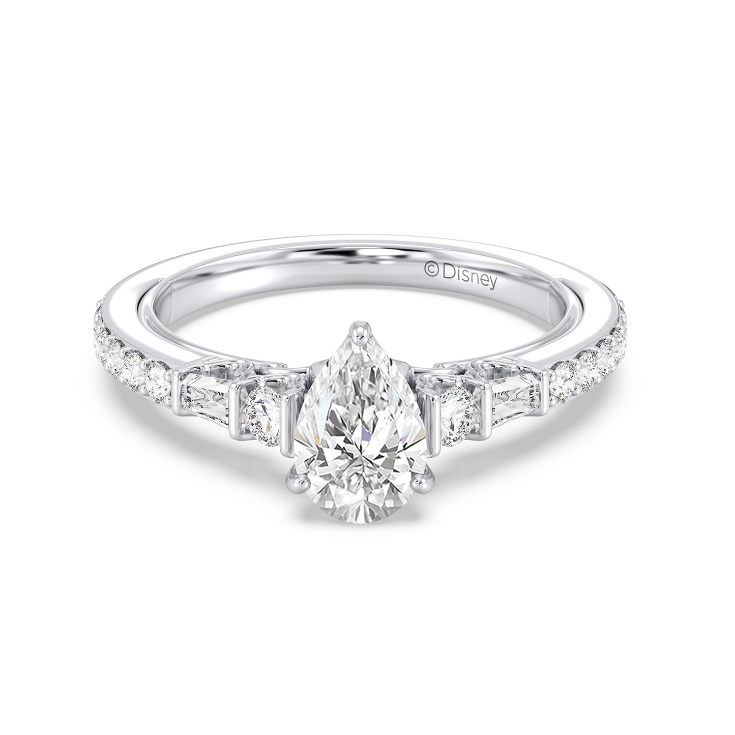 Enchanted Star Lab Grown Diamond 14K Gold Jasmine Three Prong Engagement Ring