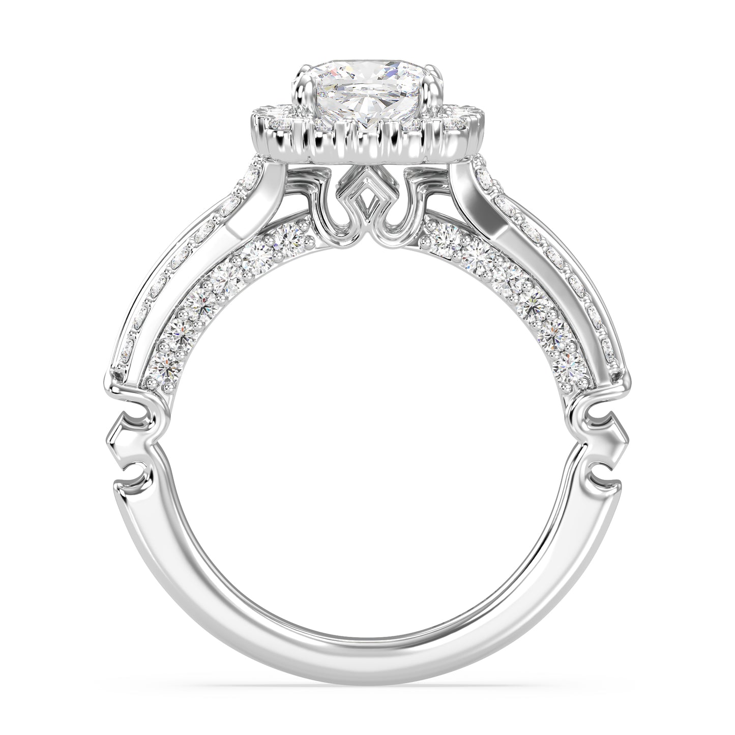 Enchanted Star Lab Grown Diamond Aurora Crown Engagement Ring