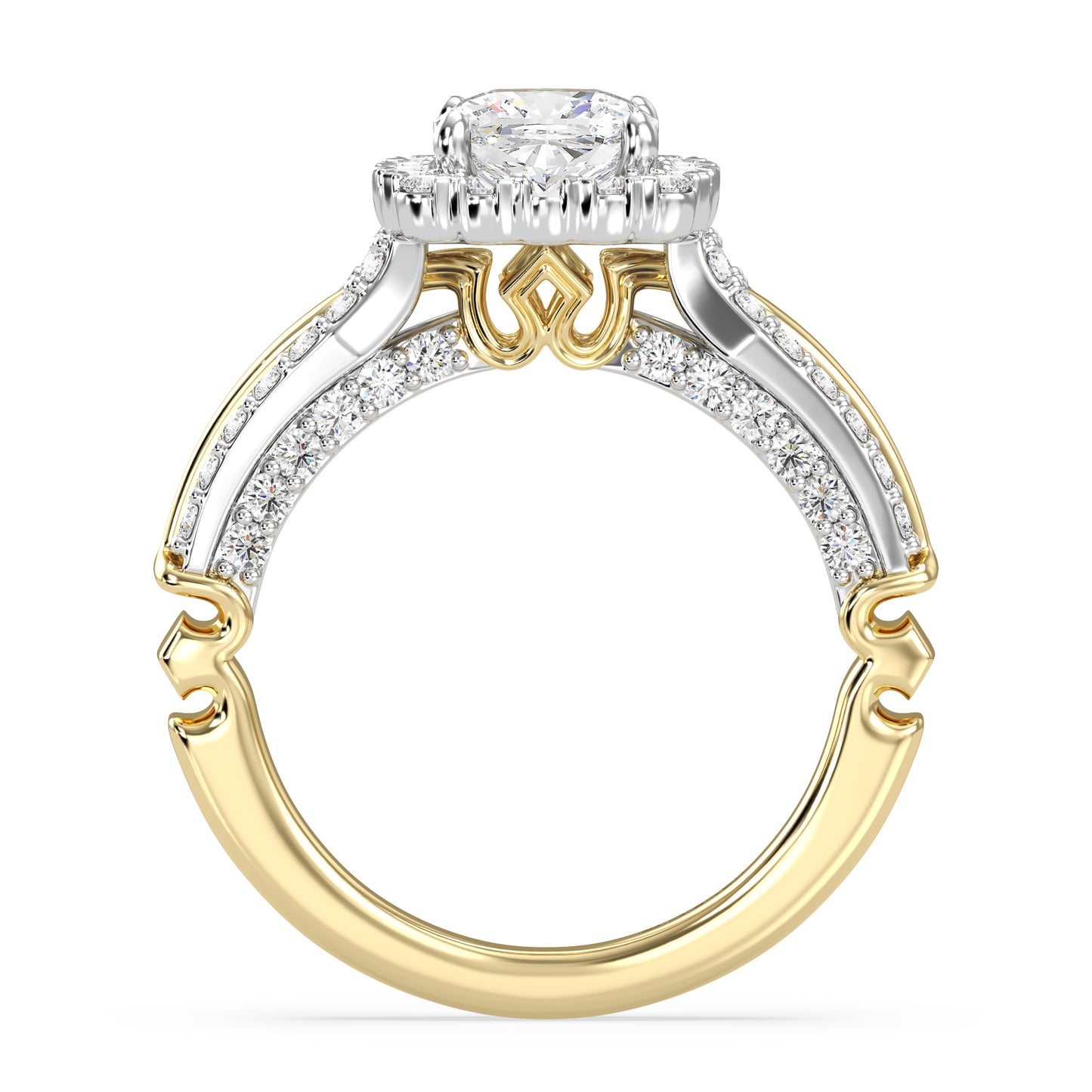 Enchanted Star Lab Grown Diamond Aurora Crown Engagement Ring