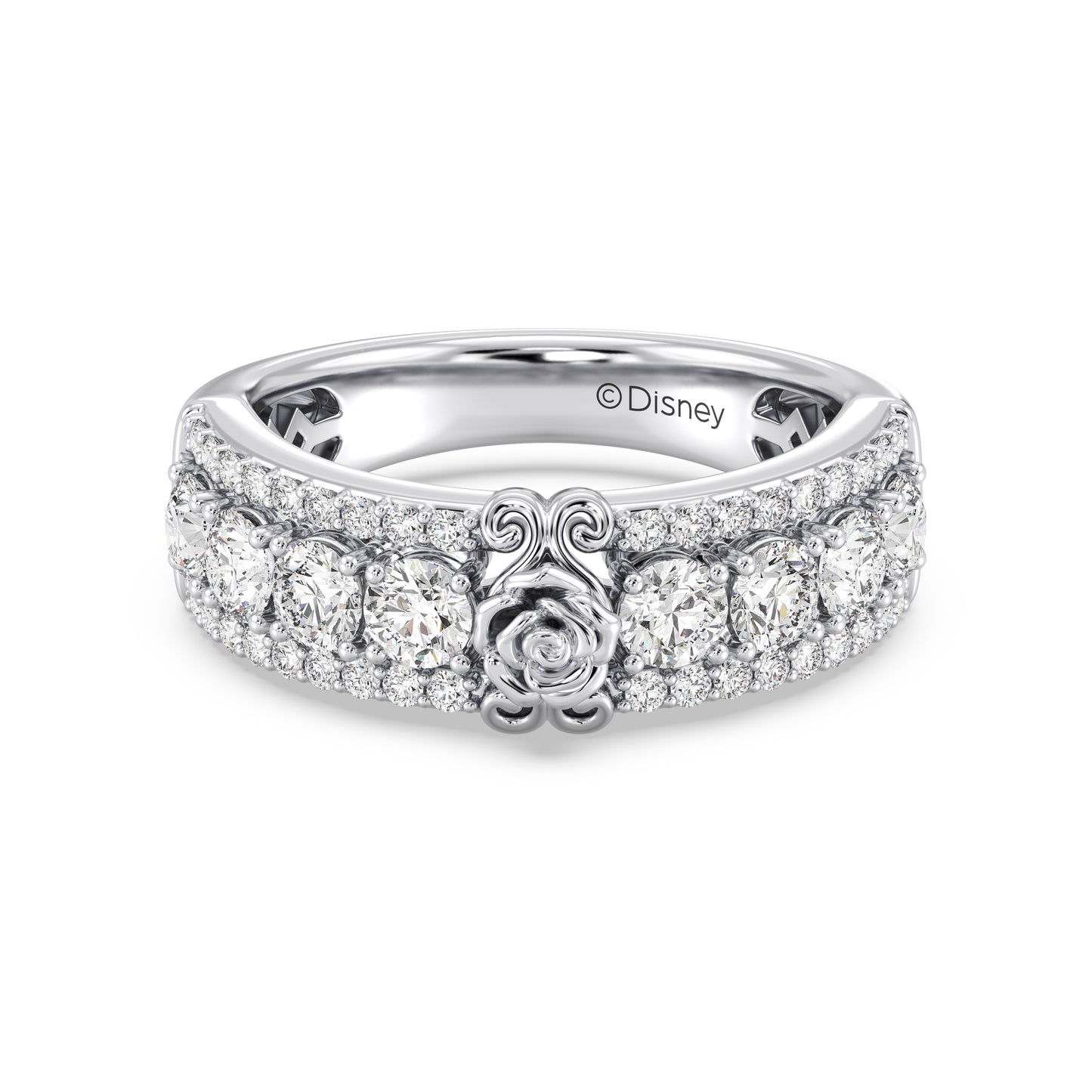 Enchanted Star Lab Grown Diamonds Belle Rose Anniversary Band