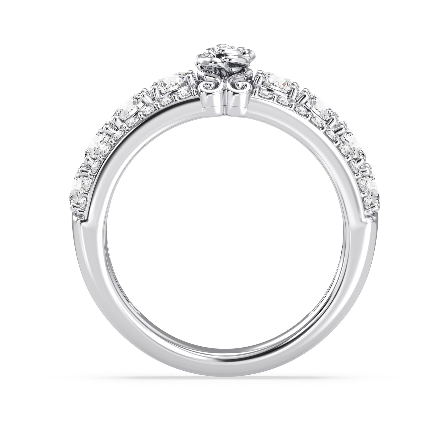 Enchanted Star Lab Grown Diamonds Belle Rose Anniversary Band