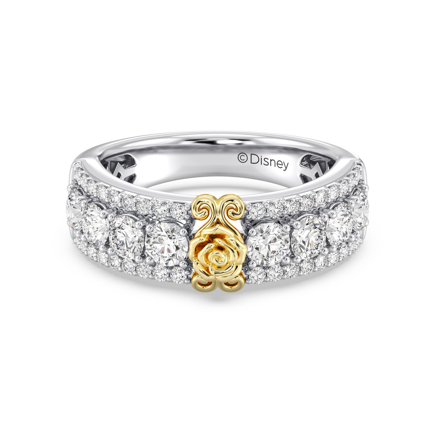 Enchanted Star Lab Grown Diamonds Belle Rose Anniversary Band