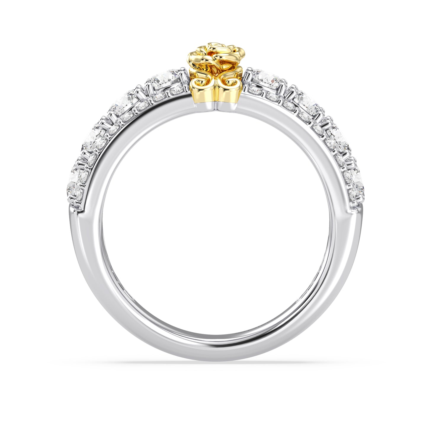 Enchanted Star Lab Grown Diamonds Belle Rose Anniversary Band