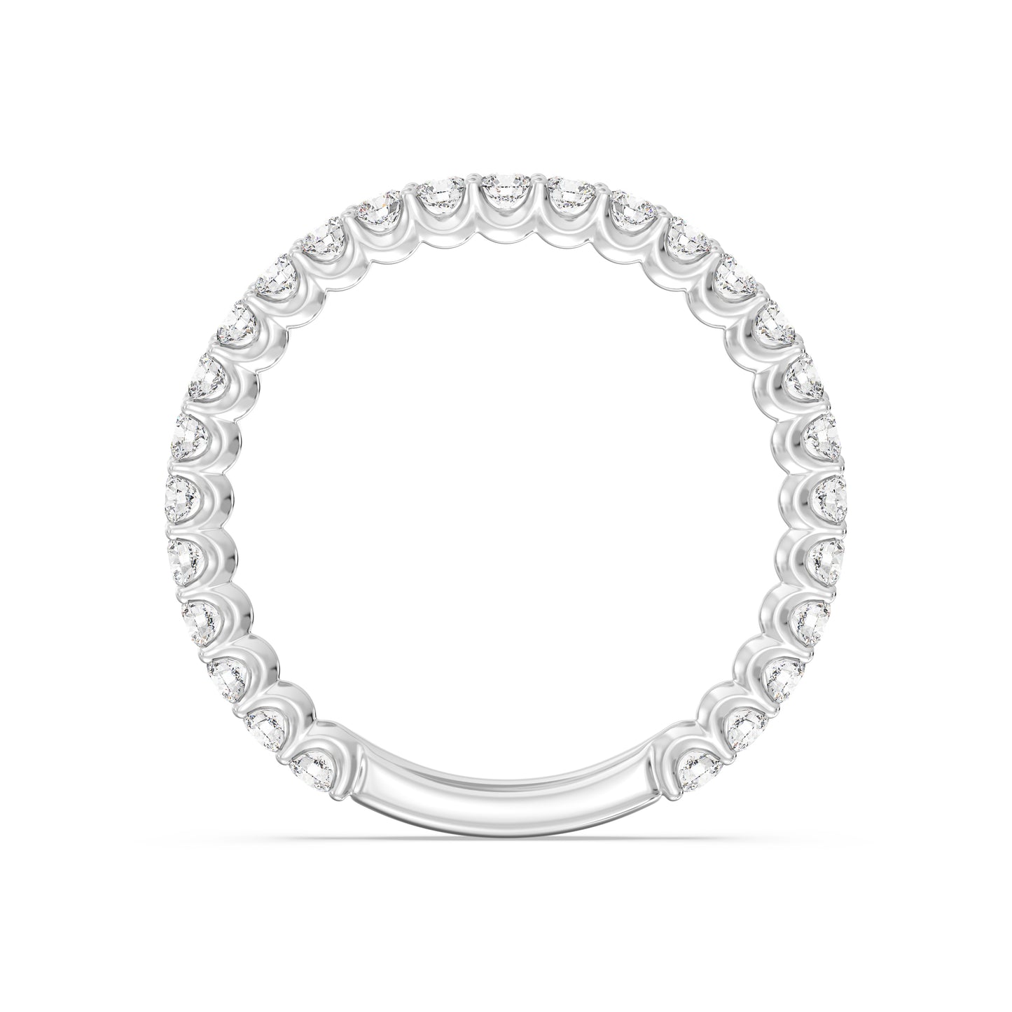 Enchanted Star Lab Grown Diamond Majestic Princess Engagement Band in 14K Gold.