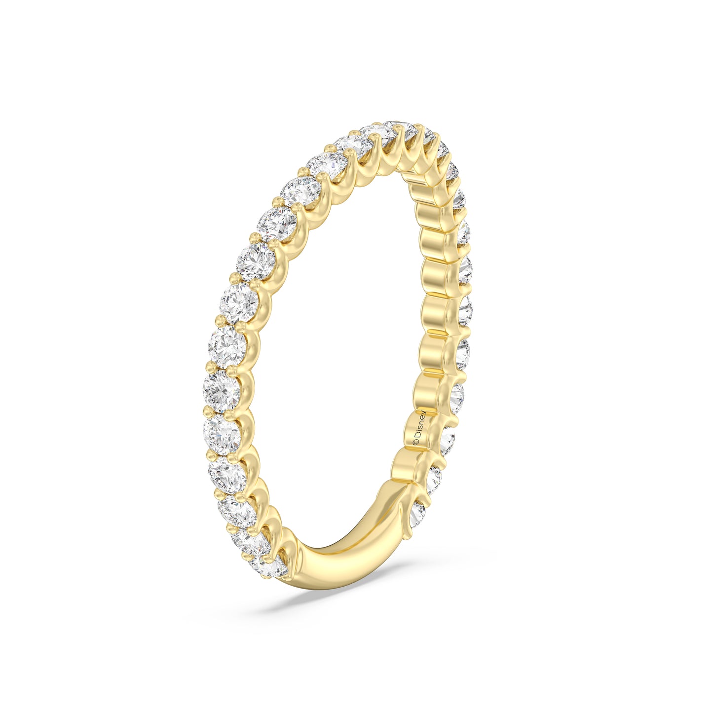 Enchanted Star Lab Grown Diamond Majestic Princess Wedding Band in 14K Gold