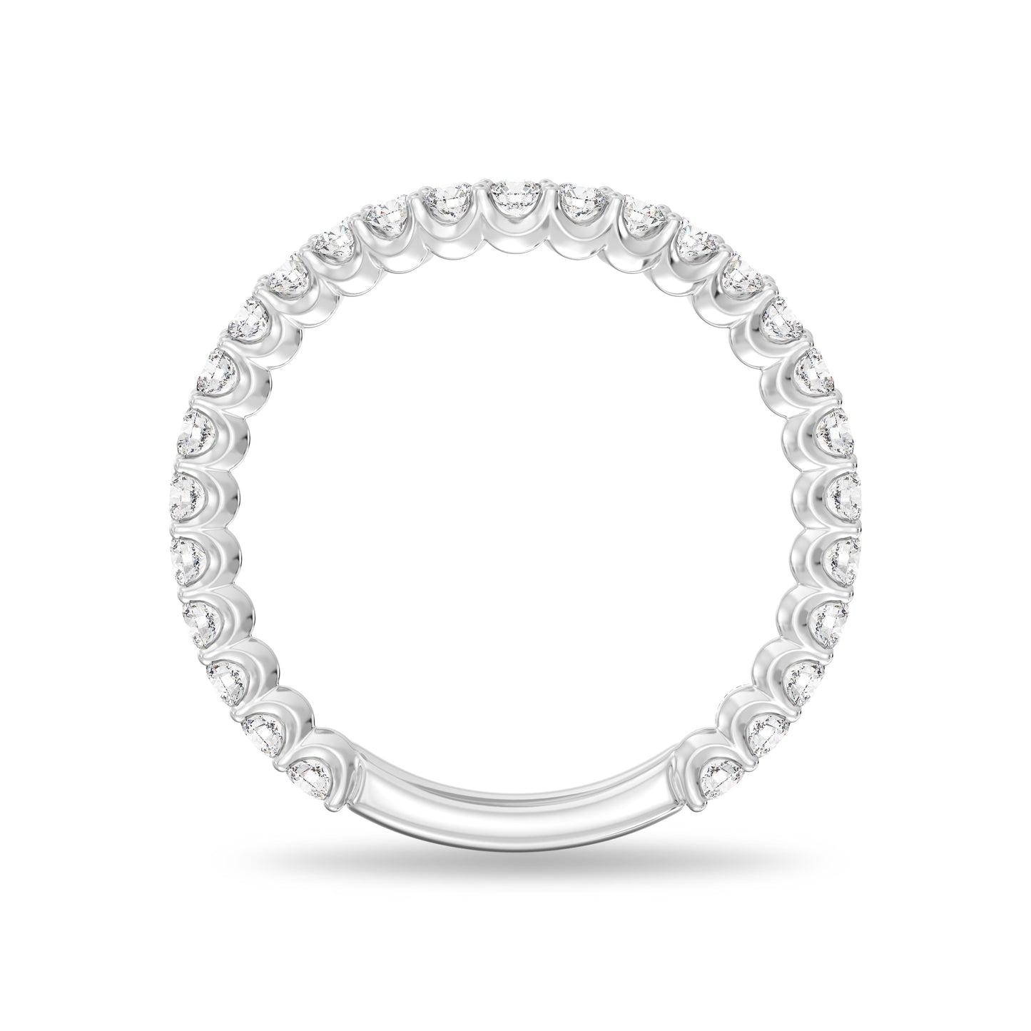 Enchanted Star Lab Grown Diamond Majestic Princess Wedding Band in 14K Gold