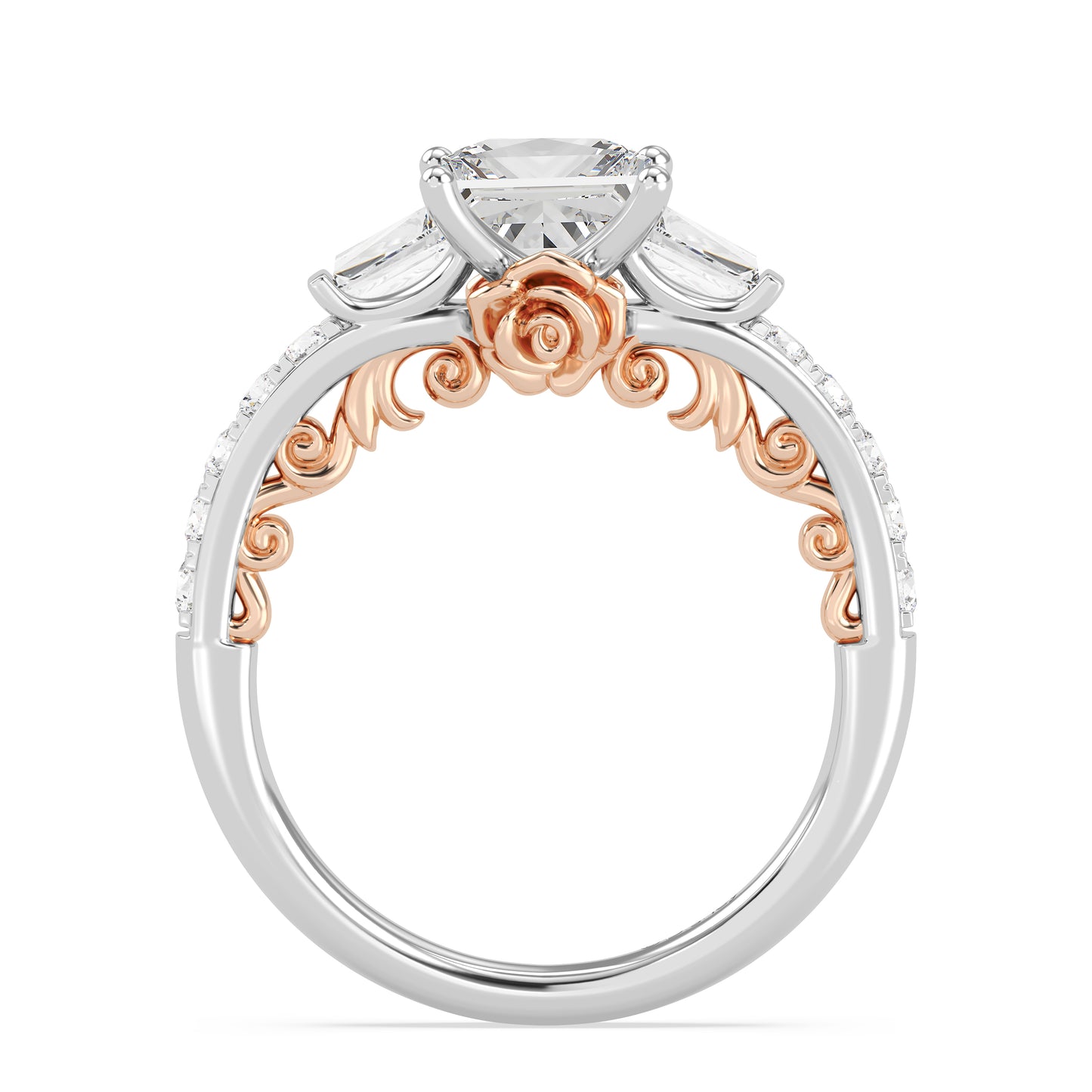 Enchanted Star Lab Grown Diamond 14K Gold Belle Gallery Engagement Ring