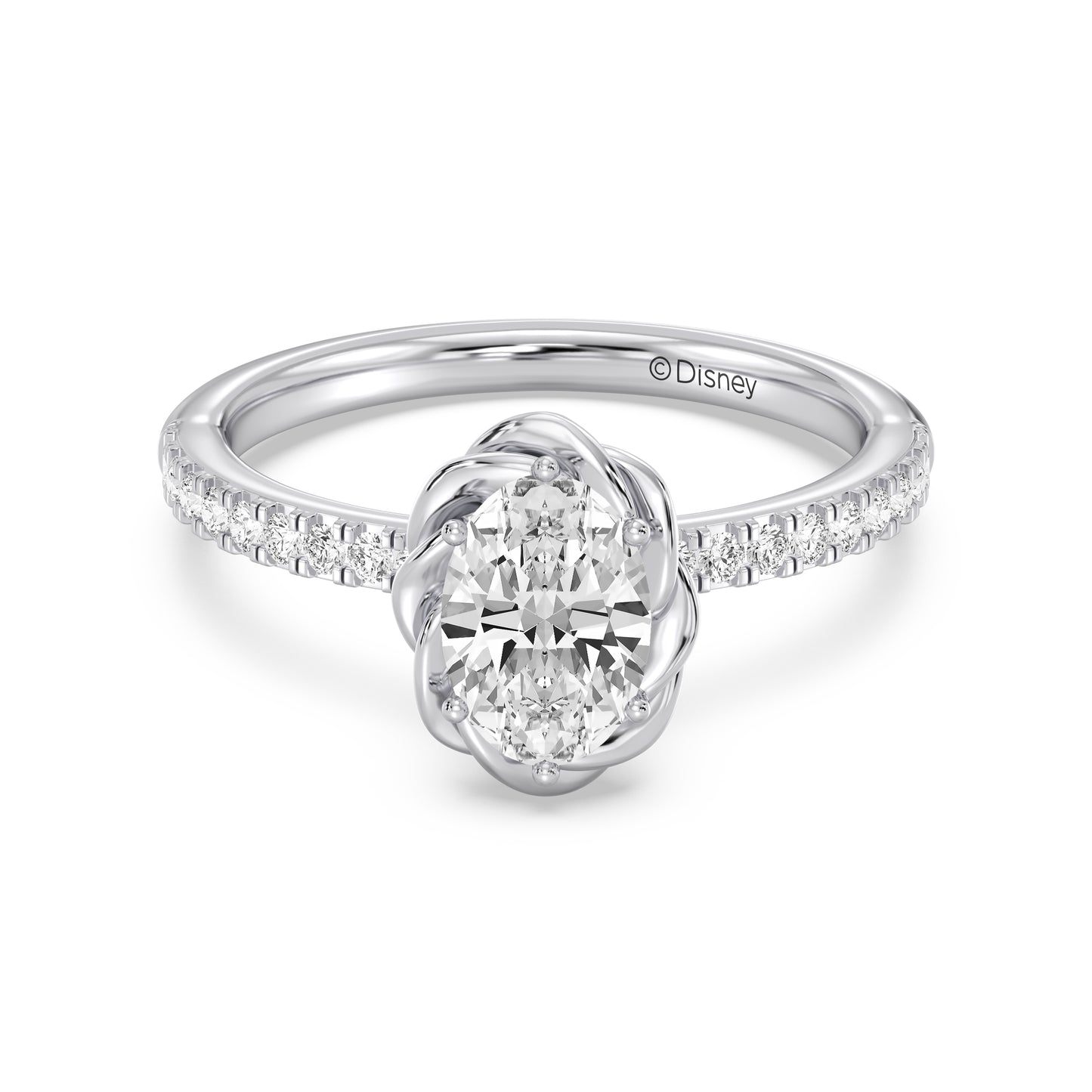 Enchanted Star Lab Grown Diamond 14K Gold Belle Rose Engagement Ring