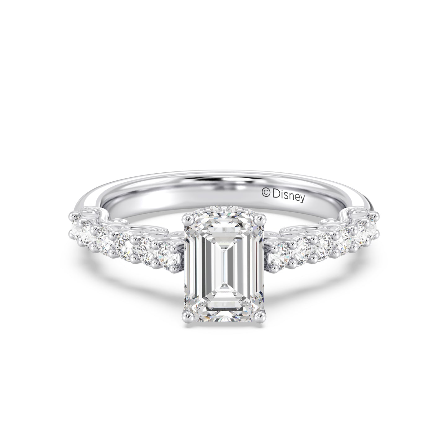 Enchanted Star Lab Grown Diamond 14K Gold Cinderella Filigree Engagement Ring
