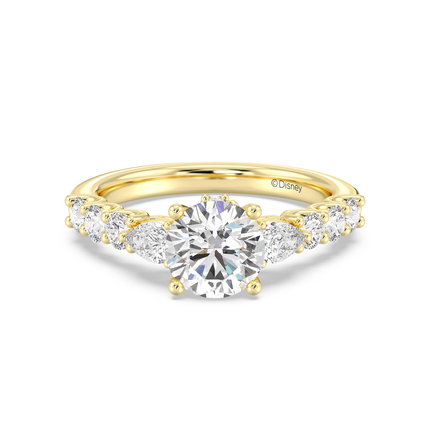 Enchanted Star Lab Grown Diamond 14K Gold Belle Gallery Engagement Ring