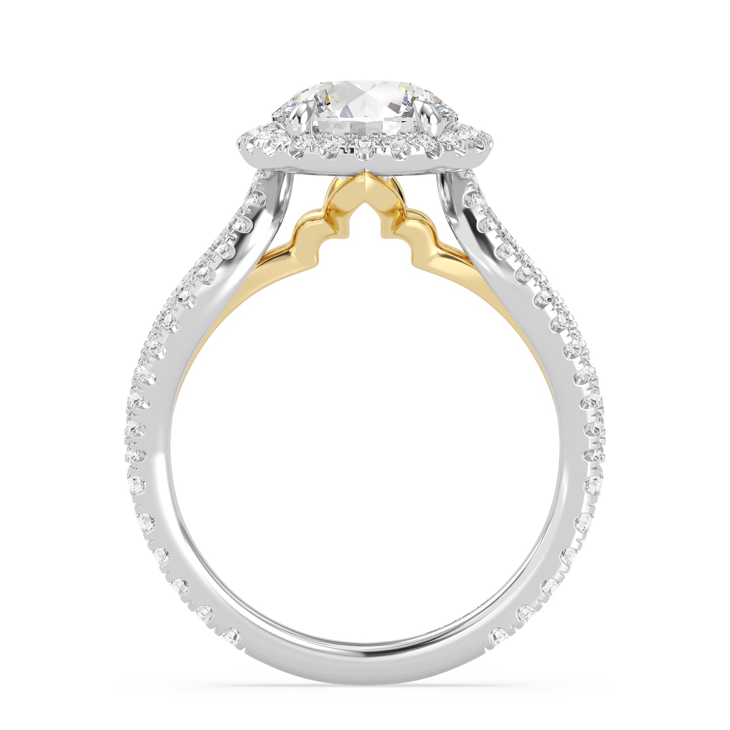 Enchanted Star Lab Grown Diamond 14K Gold Jasmine Engagement Ring
