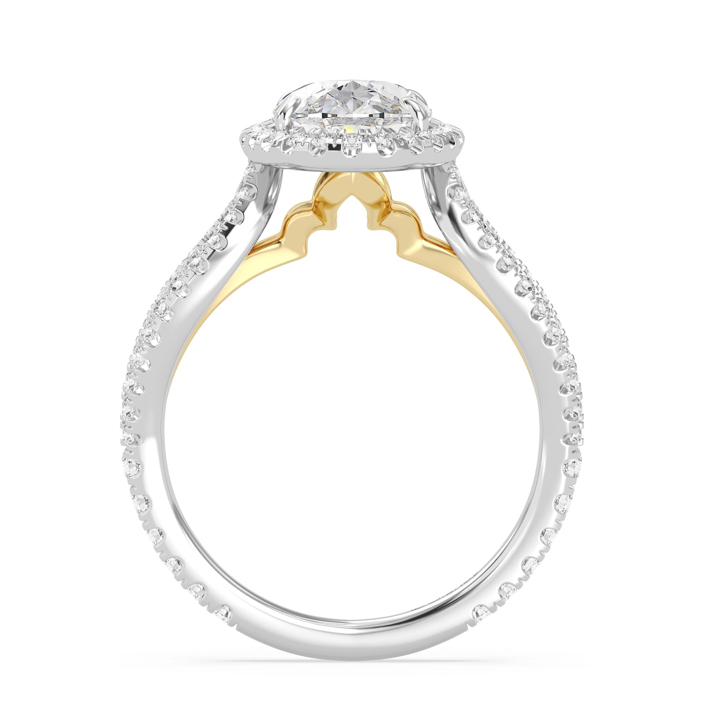 Enchanted Star Lab Grown Diamond 14K Gold Jasmine Engagement Ring