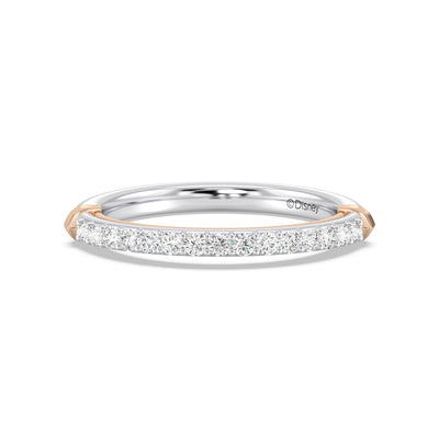 Enchanted Star 14K Gold With 1/4 CTTW Lab Grown Diamonds, Disney's Aurora Wedding Band