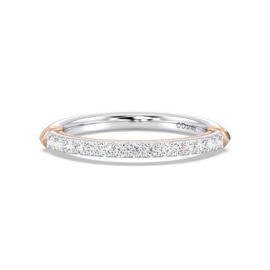 Enchanted Star 14K Gold With 1/4 CTTW Lab Grown Diamonds, Disney's Aurora Wedding Band