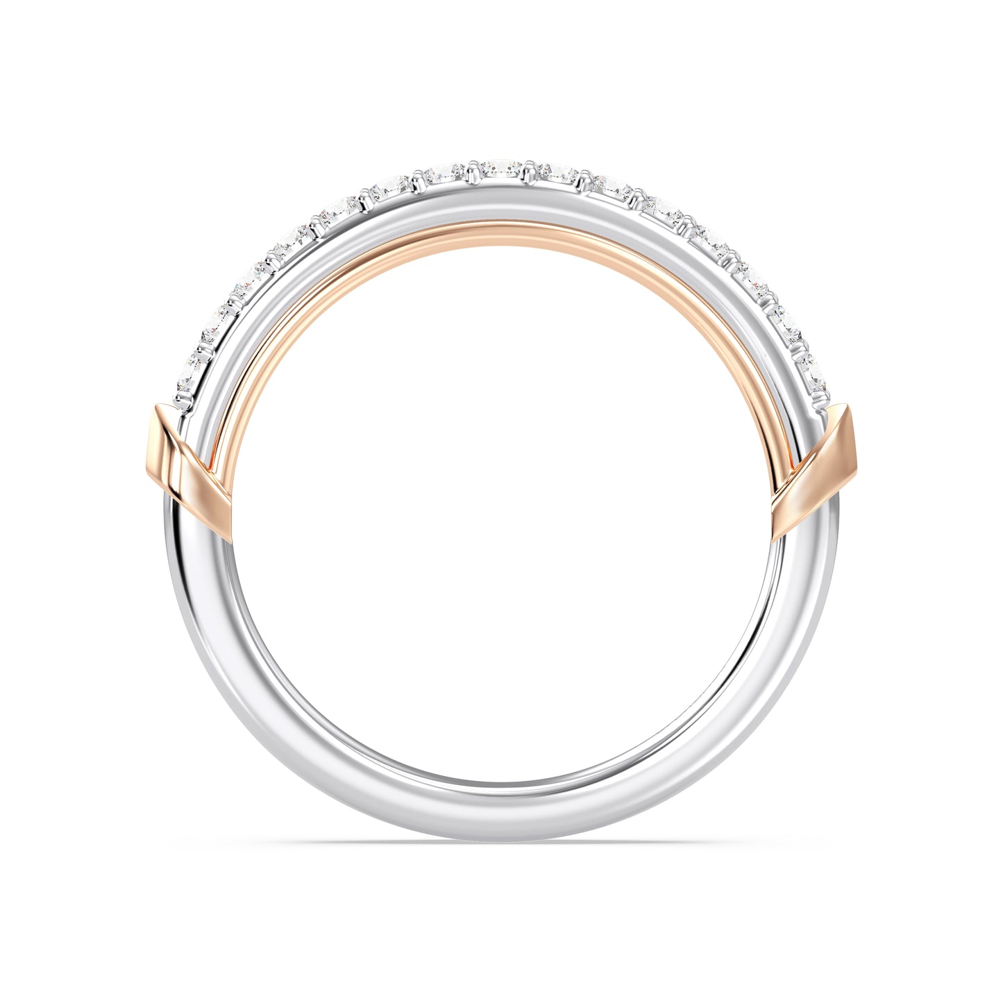 Enchanted Star 14K Gold With 1/4 CTTW Lab Grown Diamonds, Disney's Aurora Wedding Band