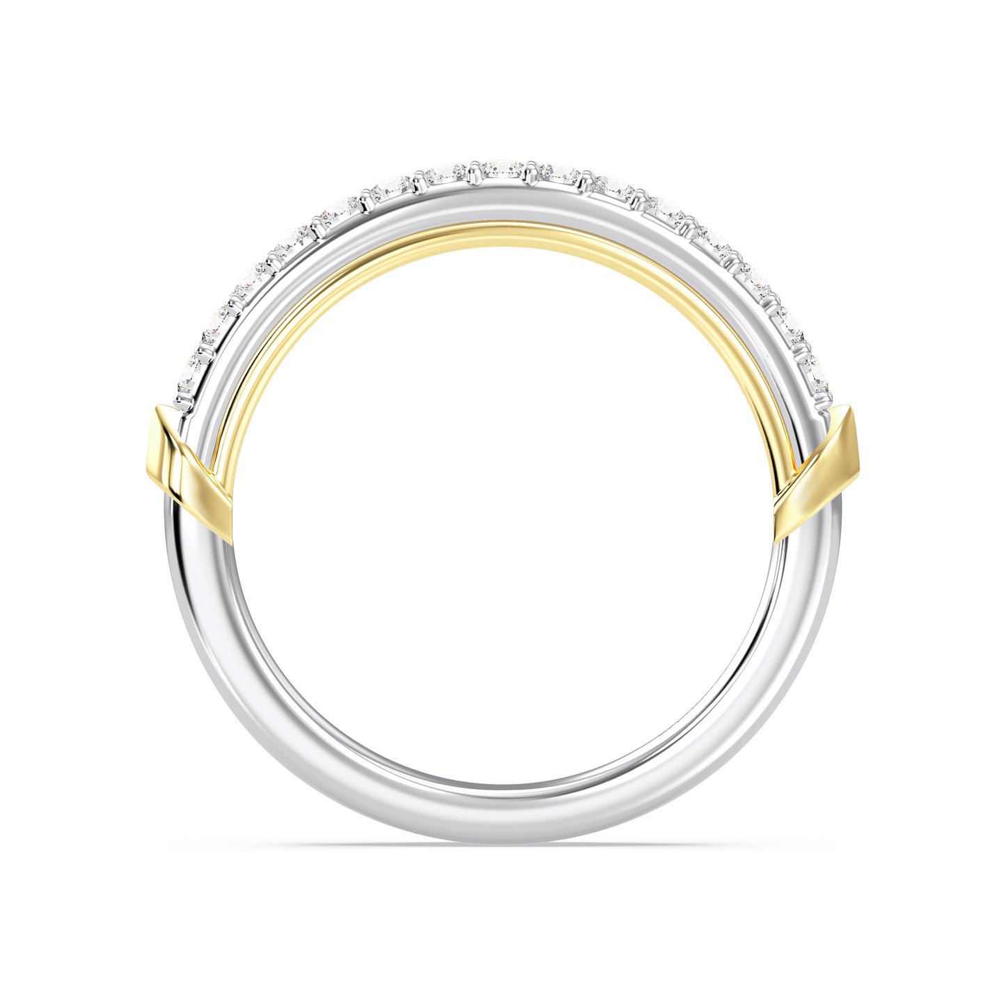 Enchanted Star 14K Gold With 1/4 CTTW Lab Grown Diamonds, Disney's Aurora Wedding Band