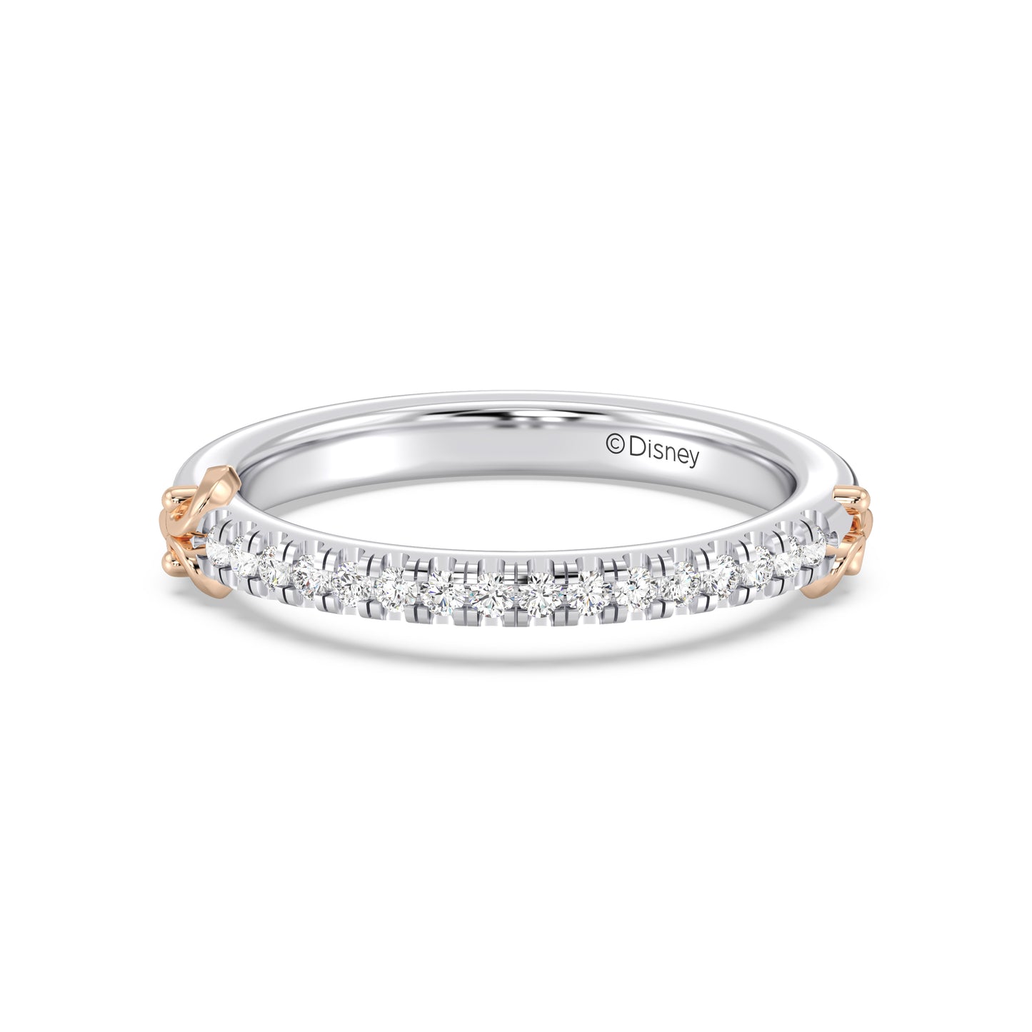Enchanted Disney Fine Jewelry Majestic Princess Wedding Band