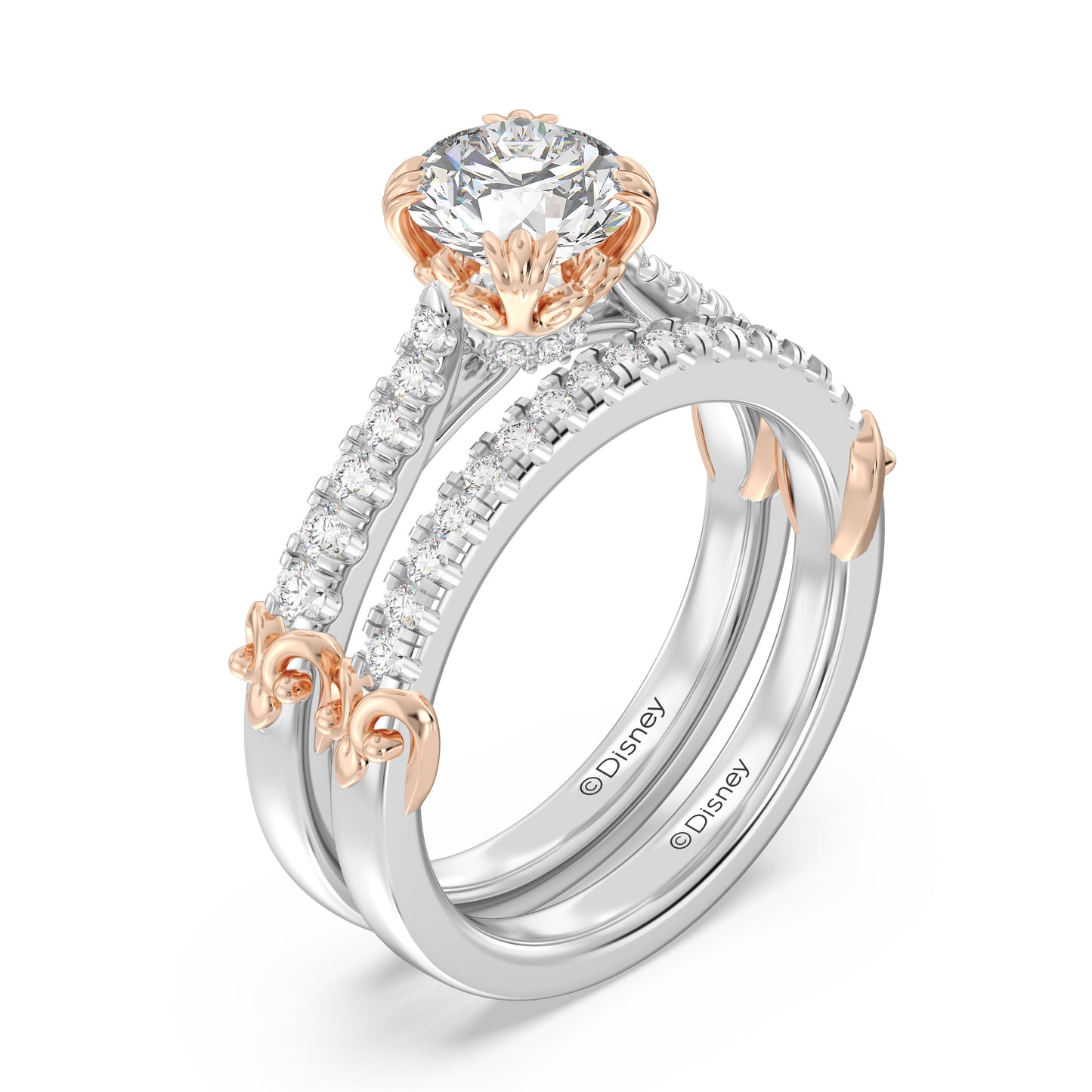 Enchanted Disney Fine Jewelry Majestic Princess Wedding Band