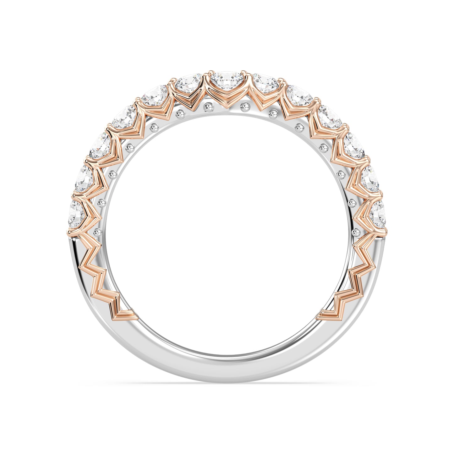 Enchanted Star 14K Gold With 3/4 CTTW Lab Grown Diamonds, Disney's Aurora Wedding Band