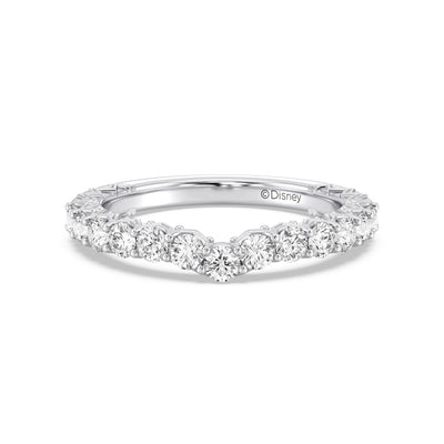 Enchanted Star 14K Gold With 3/4 CTTW Lab Grown Diamonds, Disney's Aurora Wedding Band