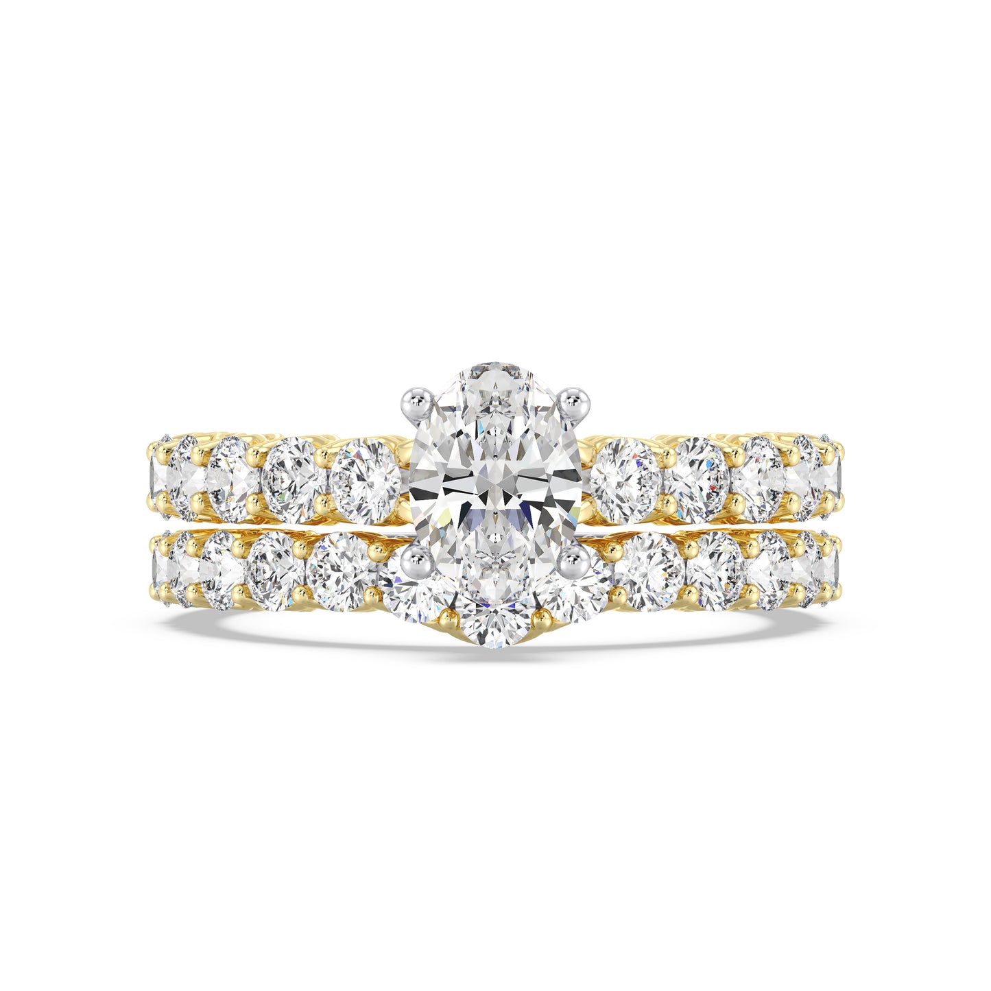 Enchanted Star 14K Gold With 3/4 CTTW Lab Grown Diamonds, Disney's Aurora Wedding Band