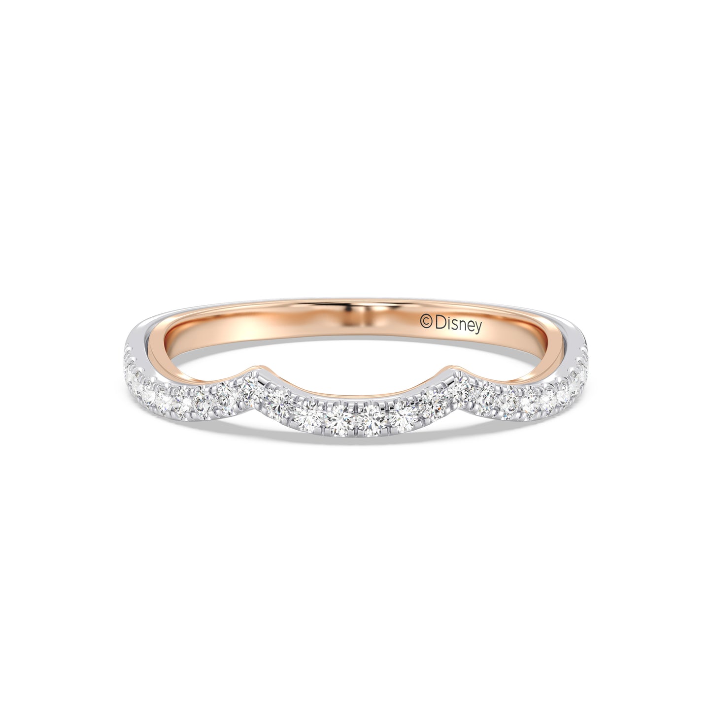 Enchanted Disney Fine Jewelry Belle Wedding Band