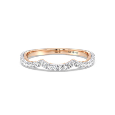 Enchanted Disney Fine Jewelry Belle Wedding Band