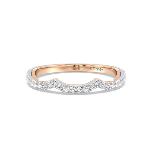 Enchanted Disney Fine Jewelry Belle Wedding Band