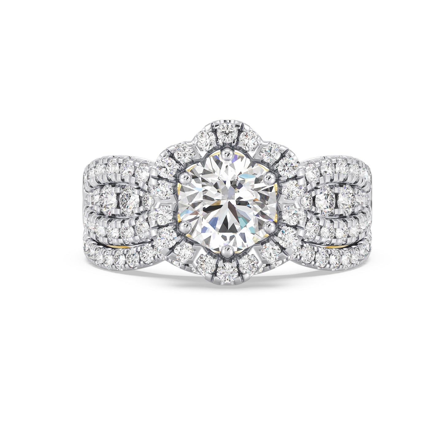 Enchanted Disney Fine Jewelry Belle Wedding Band