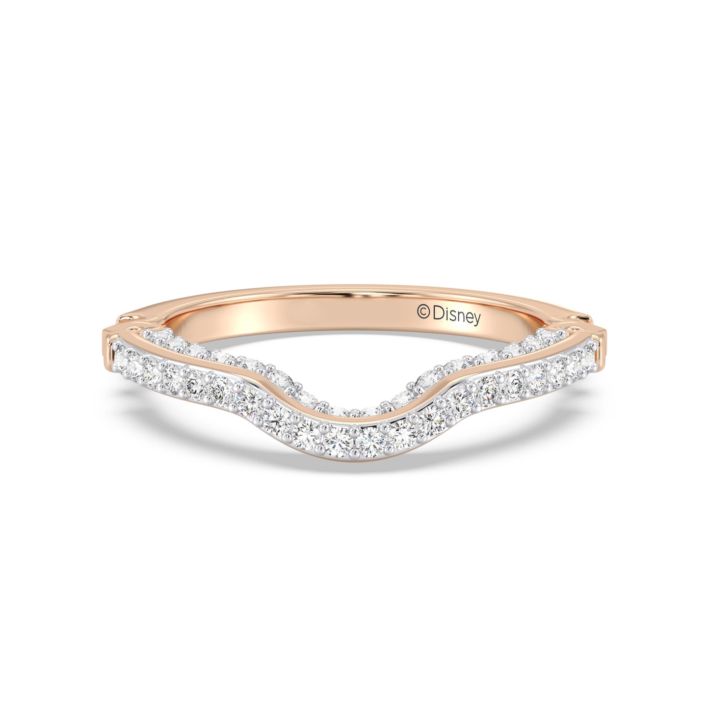 Enchanted Disney Fine Jewelry Aurora Wedding Band