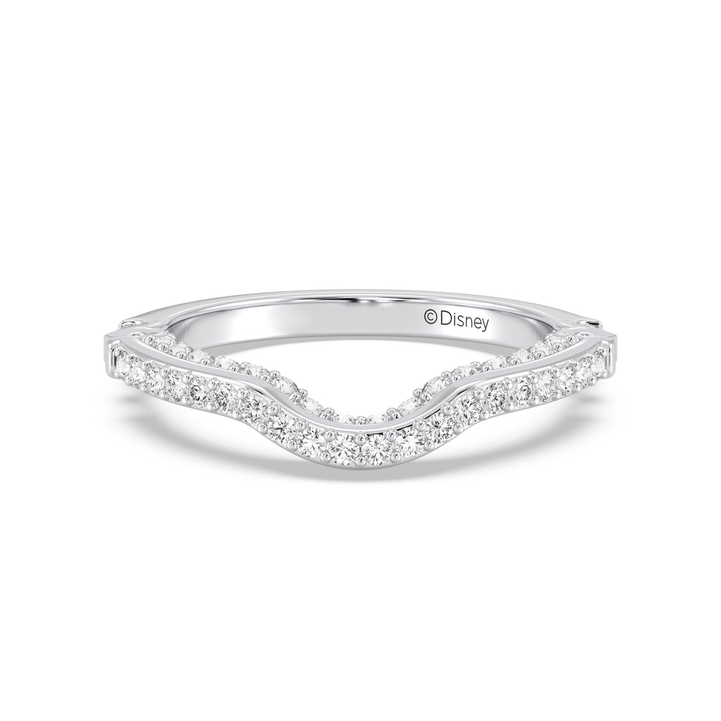 Enchanted Disney Fine Jewelry Aurora Wedding Band