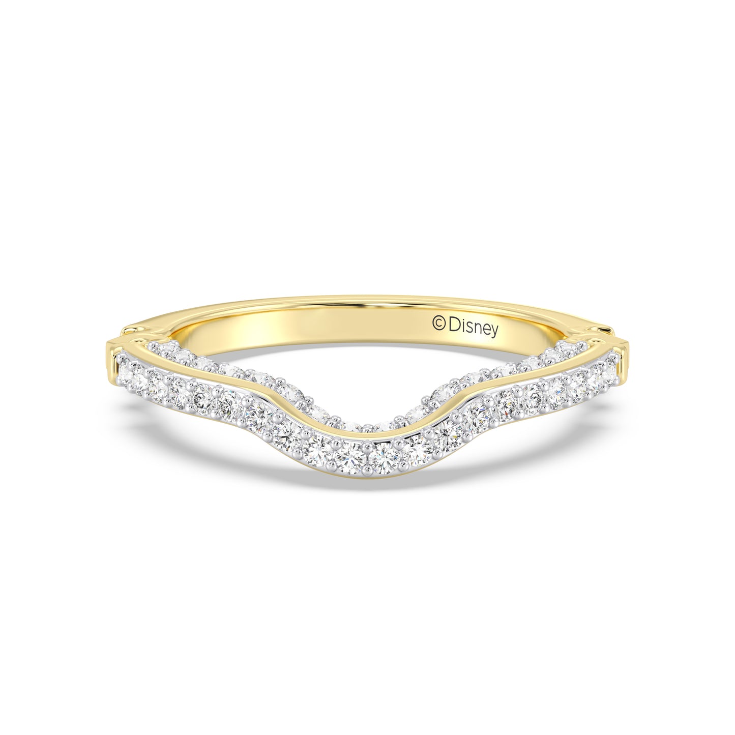 Enchanted Disney Fine Jewelry Aurora Wedding Band