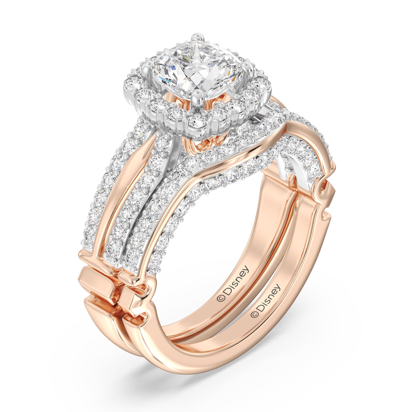 Enchanted Disney Fine Jewelry Aurora Wedding Band