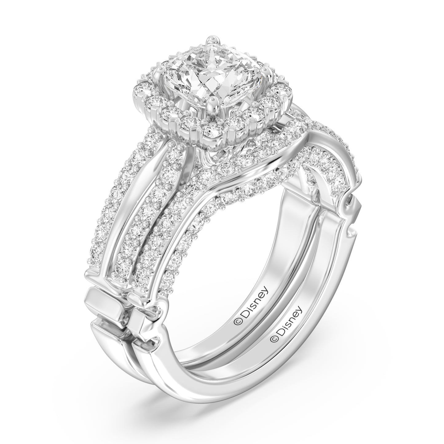 Enchanted Disney Fine Jewelry Aurora Wedding Band
