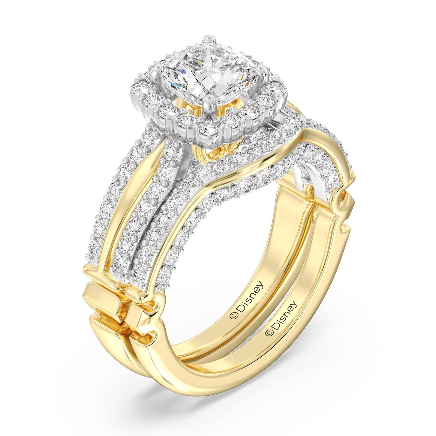 Enchanted Disney Fine Jewelry Aurora Wedding Band