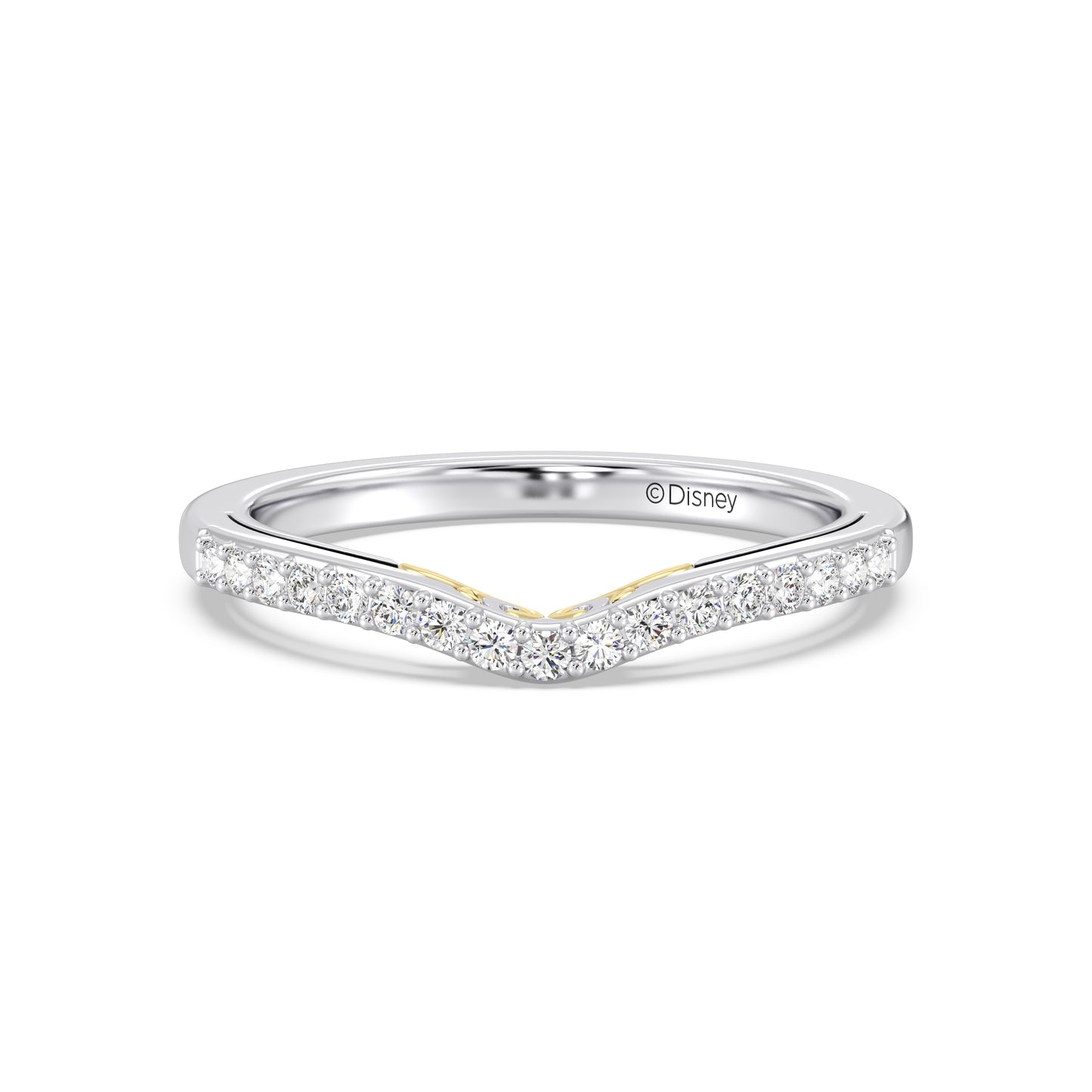 Enchanted Disney Fine Jewelry Ariel Wedding Band