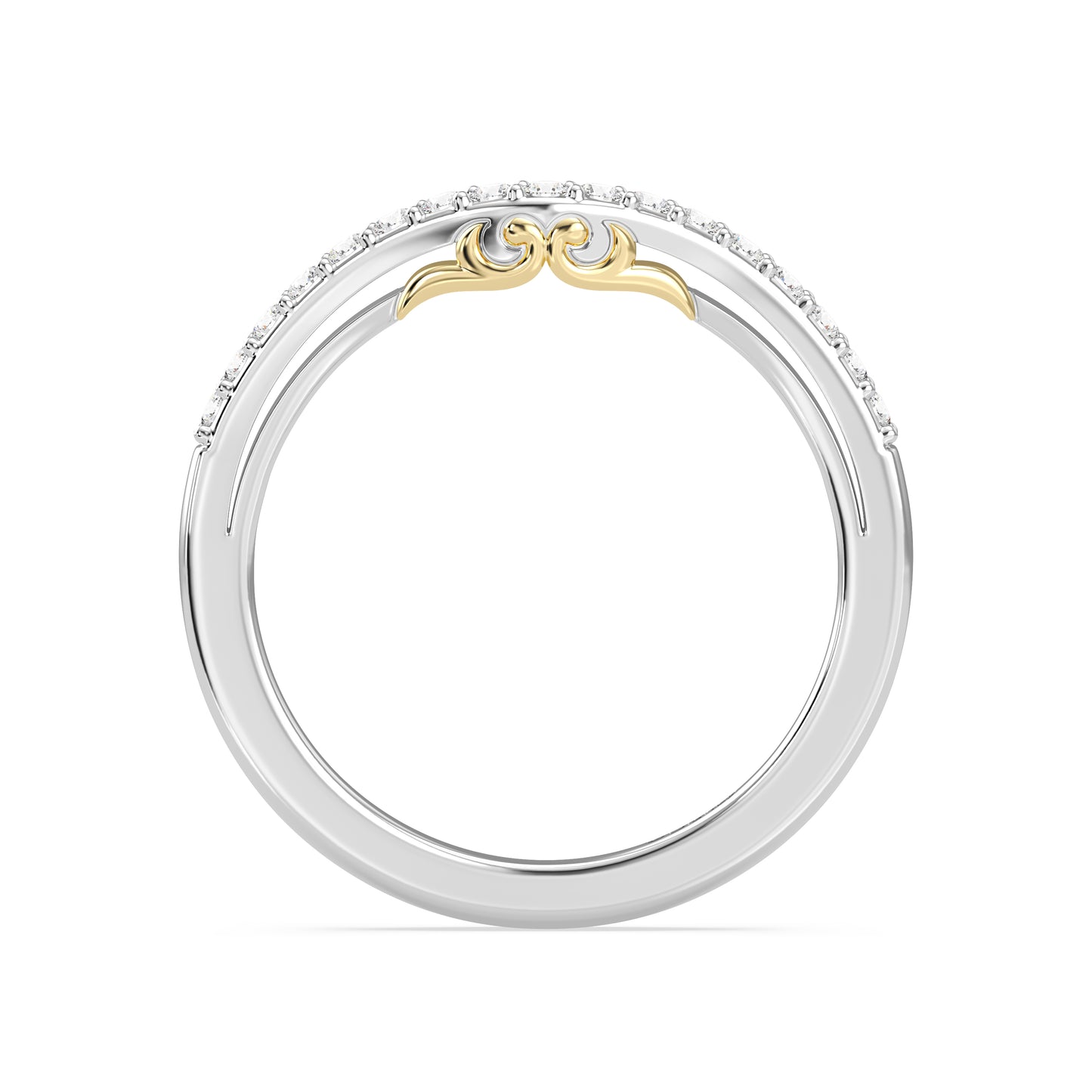 Enchanted Disney Fine Jewelry Ariel Wedding Band
