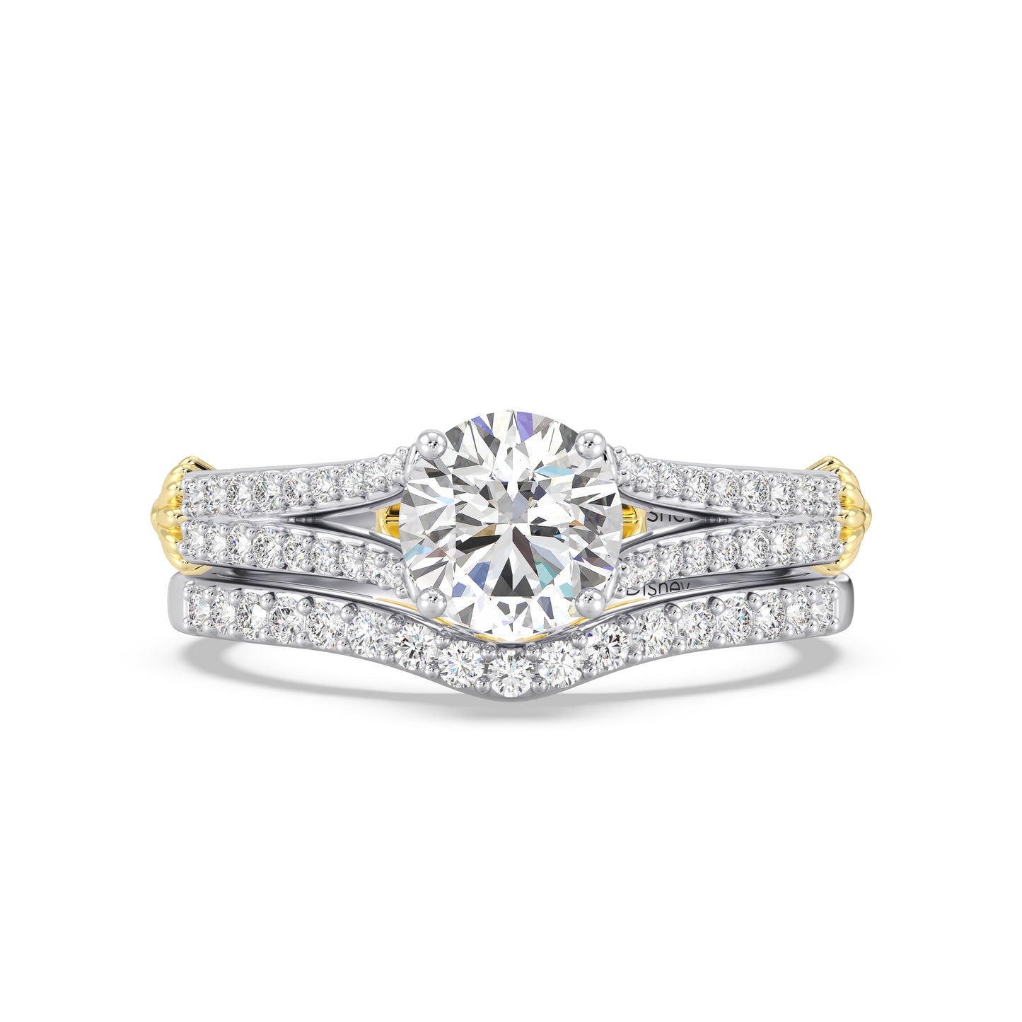 Enchanted Disney Fine Jewelry Ariel Wedding Band