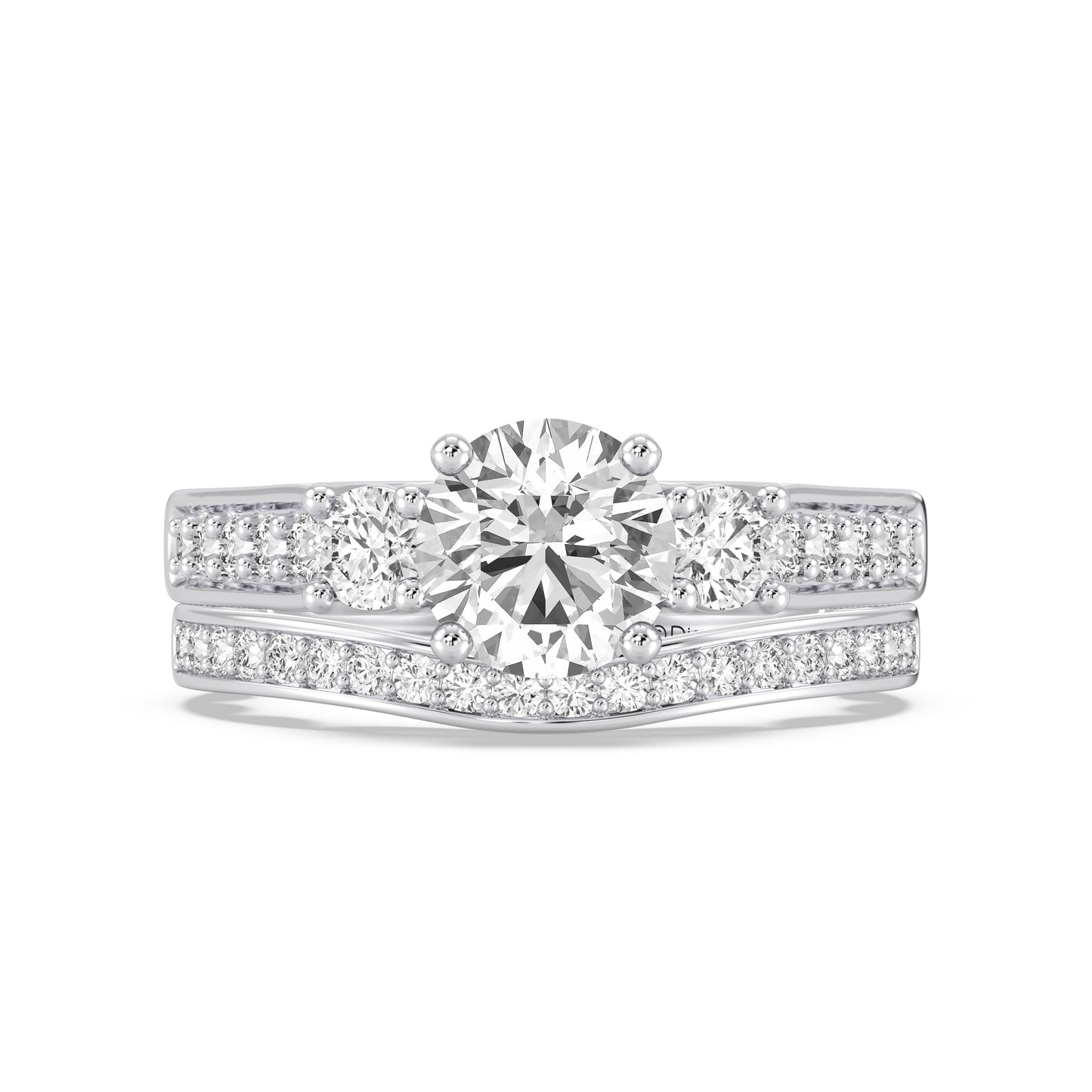 Enchanted Disney Fine Jewelry Cinderella Wedding Band