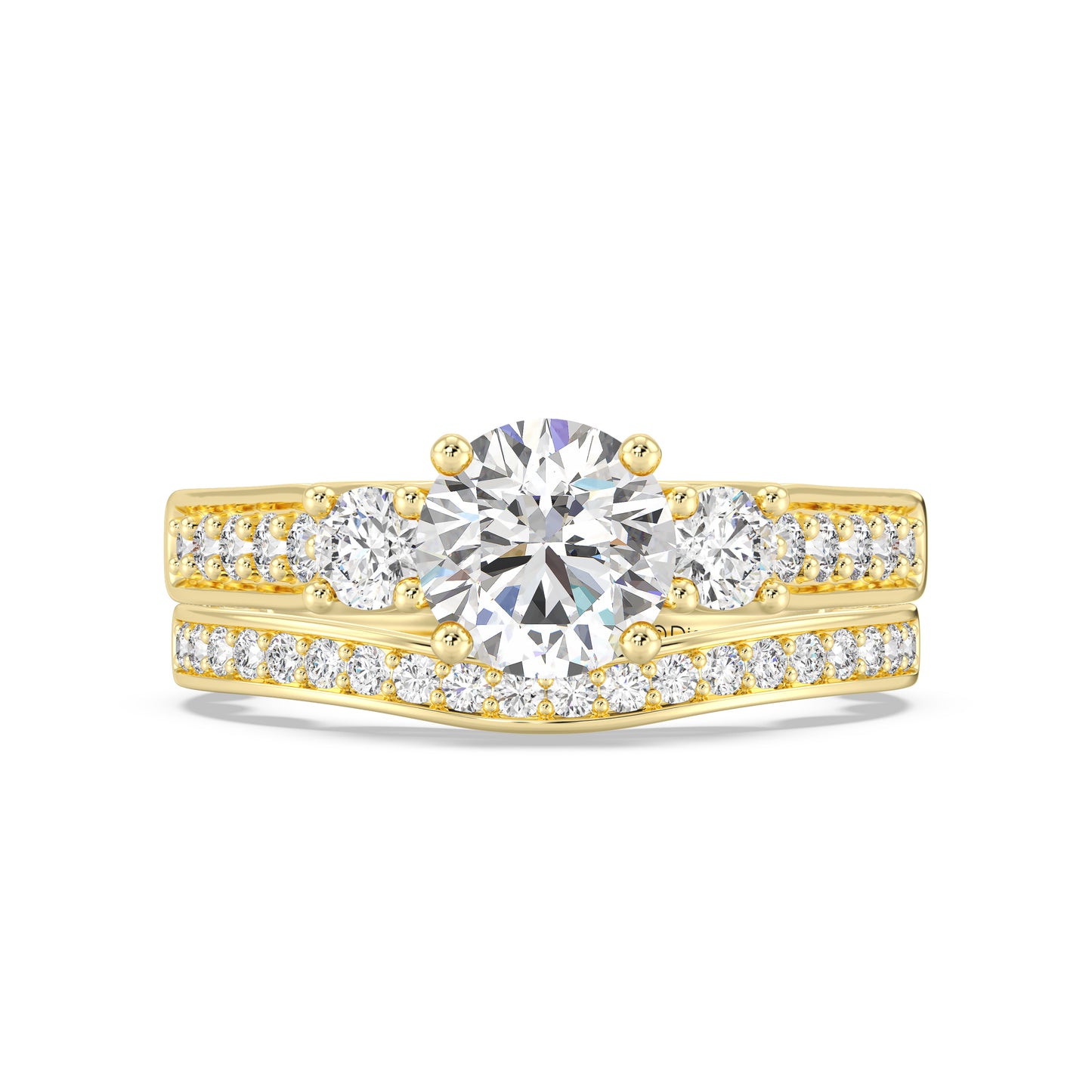 Enchanted Disney Fine Jewelry Cinderella Wedding Band