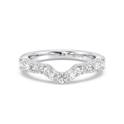 Enchanted Disney Fine Jewelry Cinderella Wedding Band