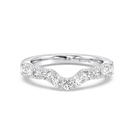 Enchanted Disney Fine Jewelry Cinderella Wedding Band
