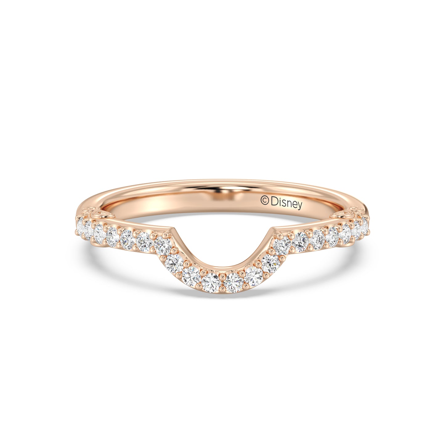 Enchanted Disney Fine Jewelry Aurora Wedding Band