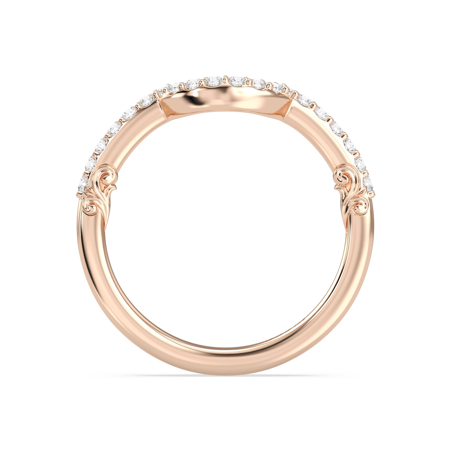 Enchanted Disney Fine Jewelry Aurora Wedding Band