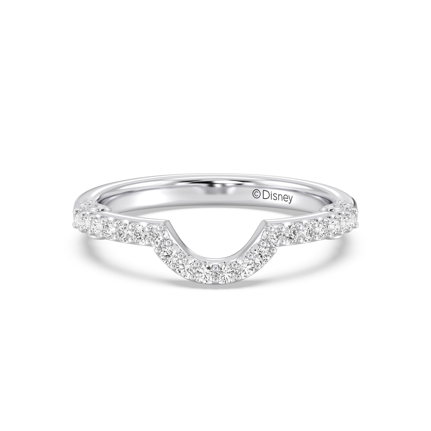 Enchanted Disney Fine Jewelry Aurora Wedding Band