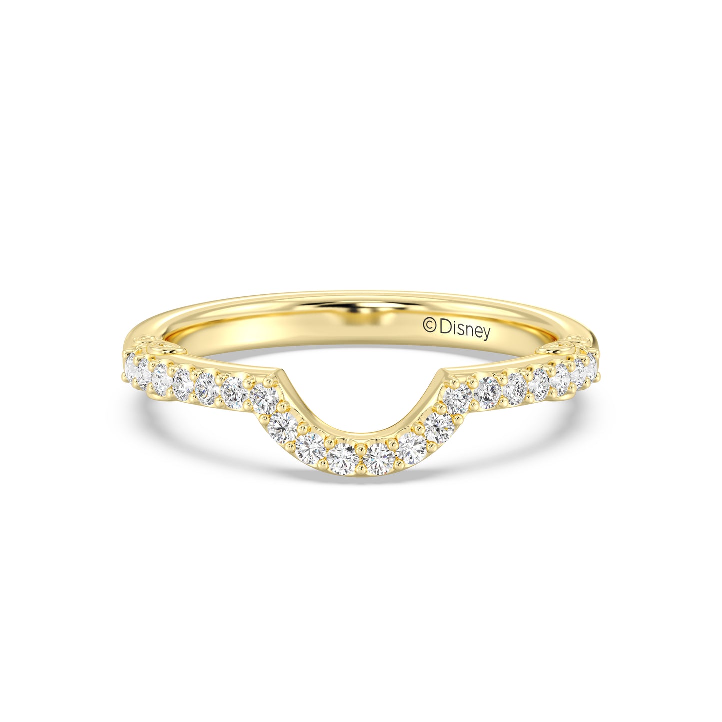 Enchanted Disney Fine Jewelry Aurora Wedding Band