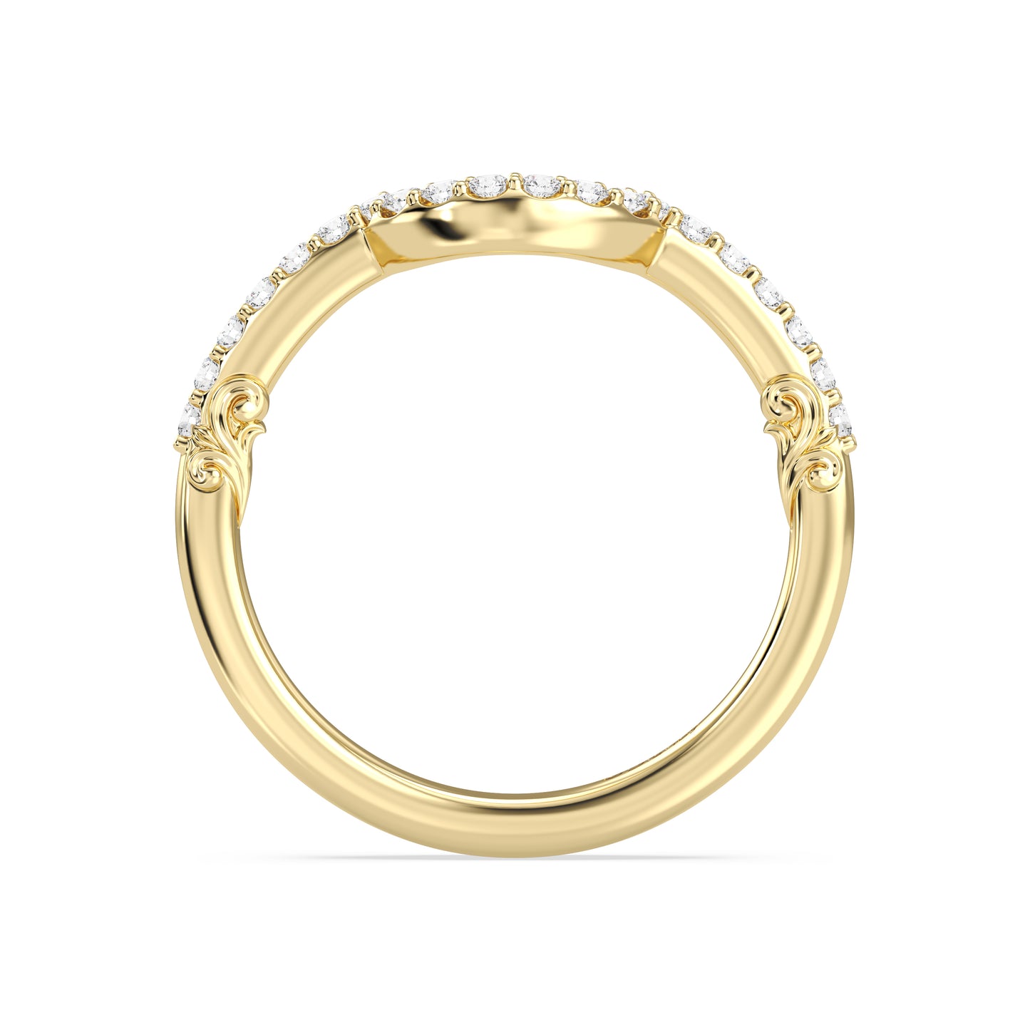 Enchanted Disney Fine Jewelry Aurora Wedding Band