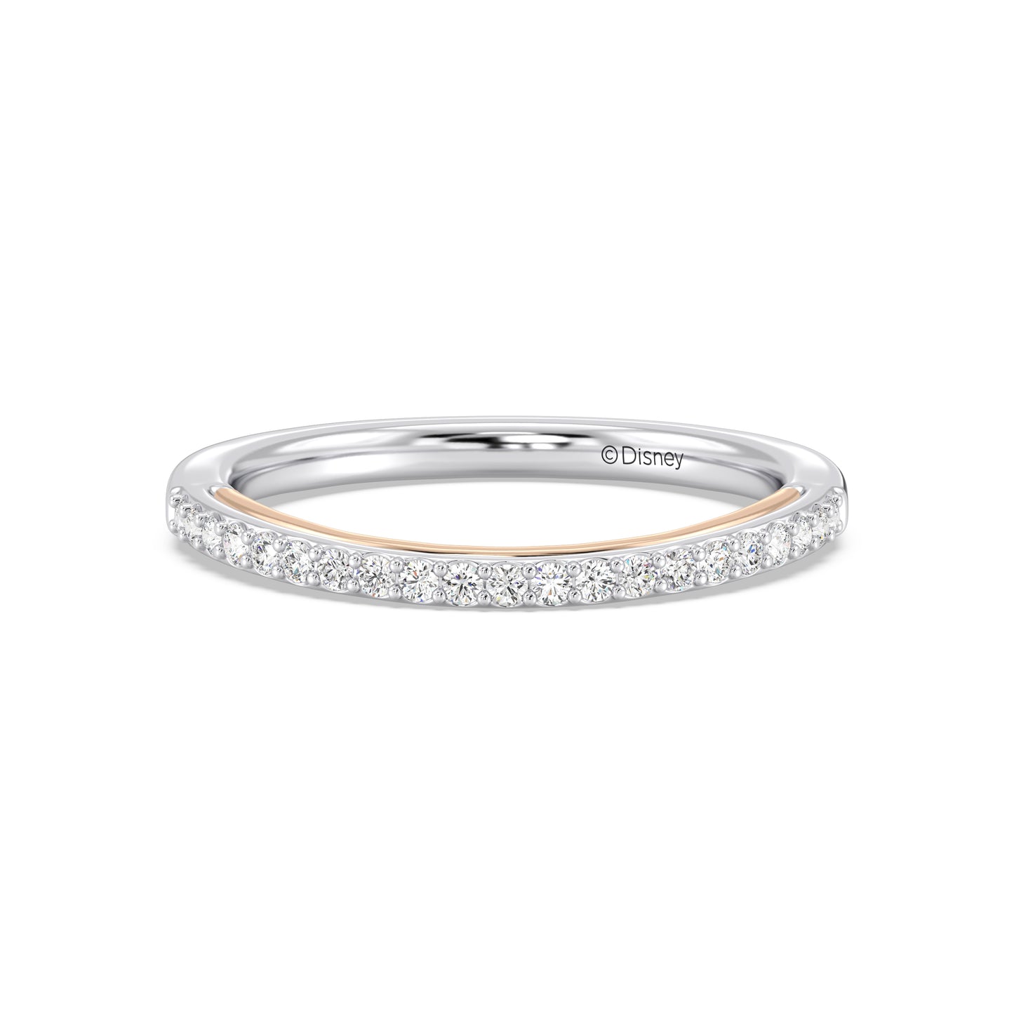 Enchanted Disney Fine Jewelry Aurora Wedding Band