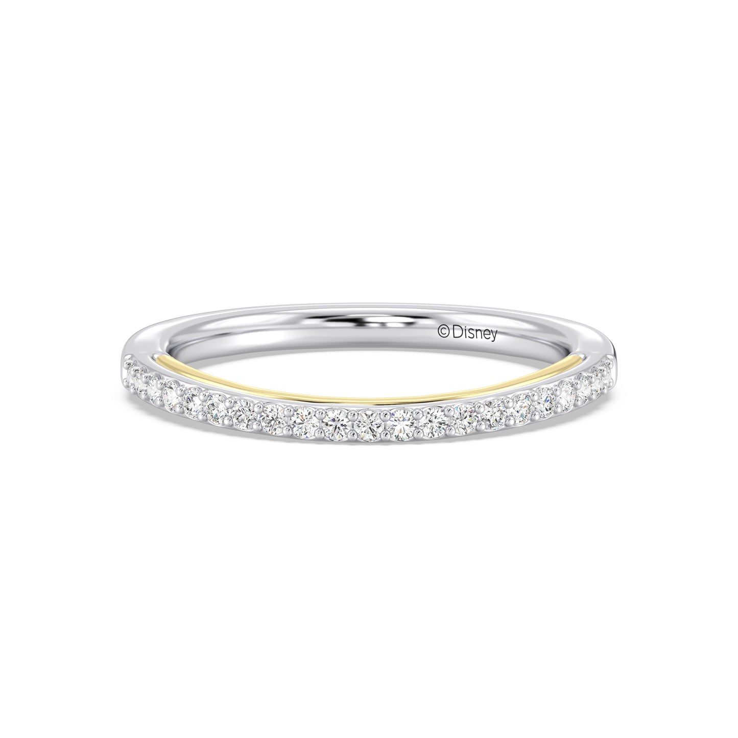 Enchanted Disney Fine Jewelry Aurora Wedding Band