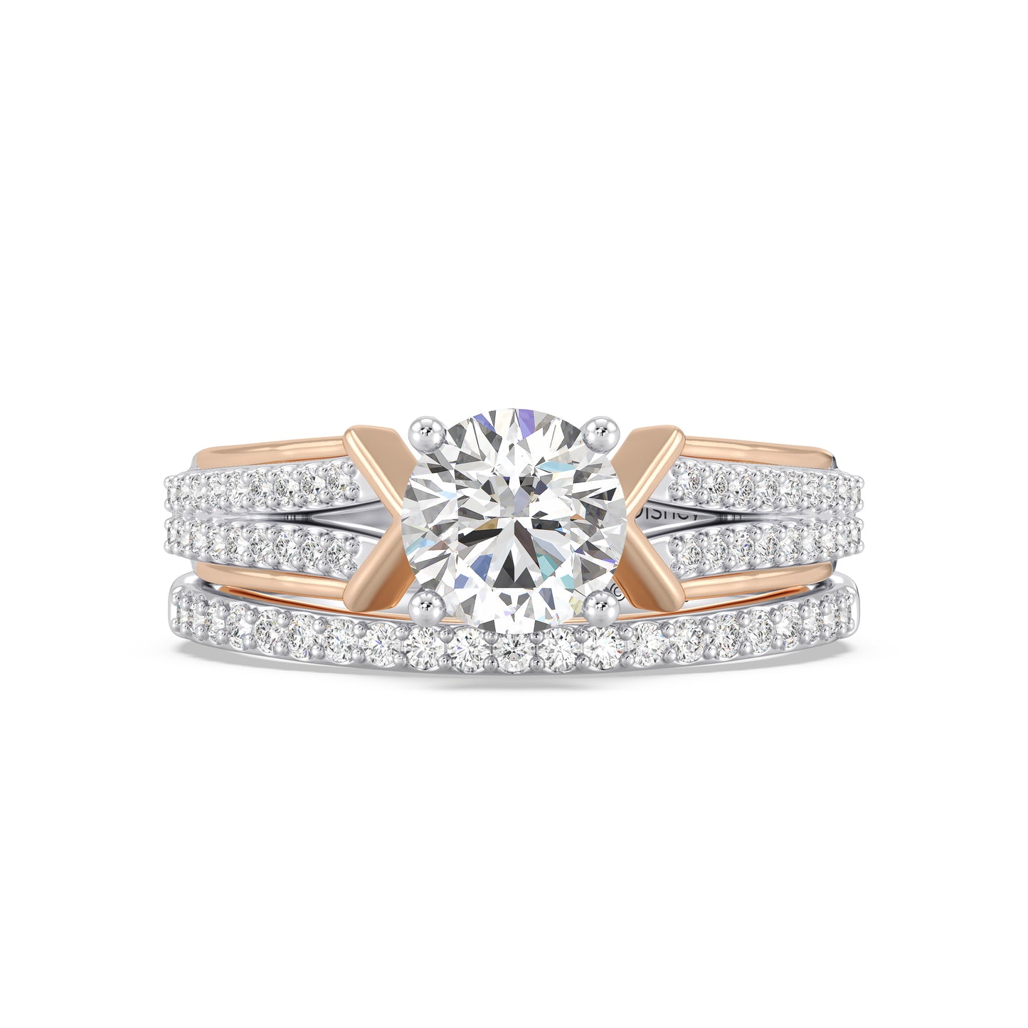 Enchanted Disney Fine Jewelry Aurora Wedding Band